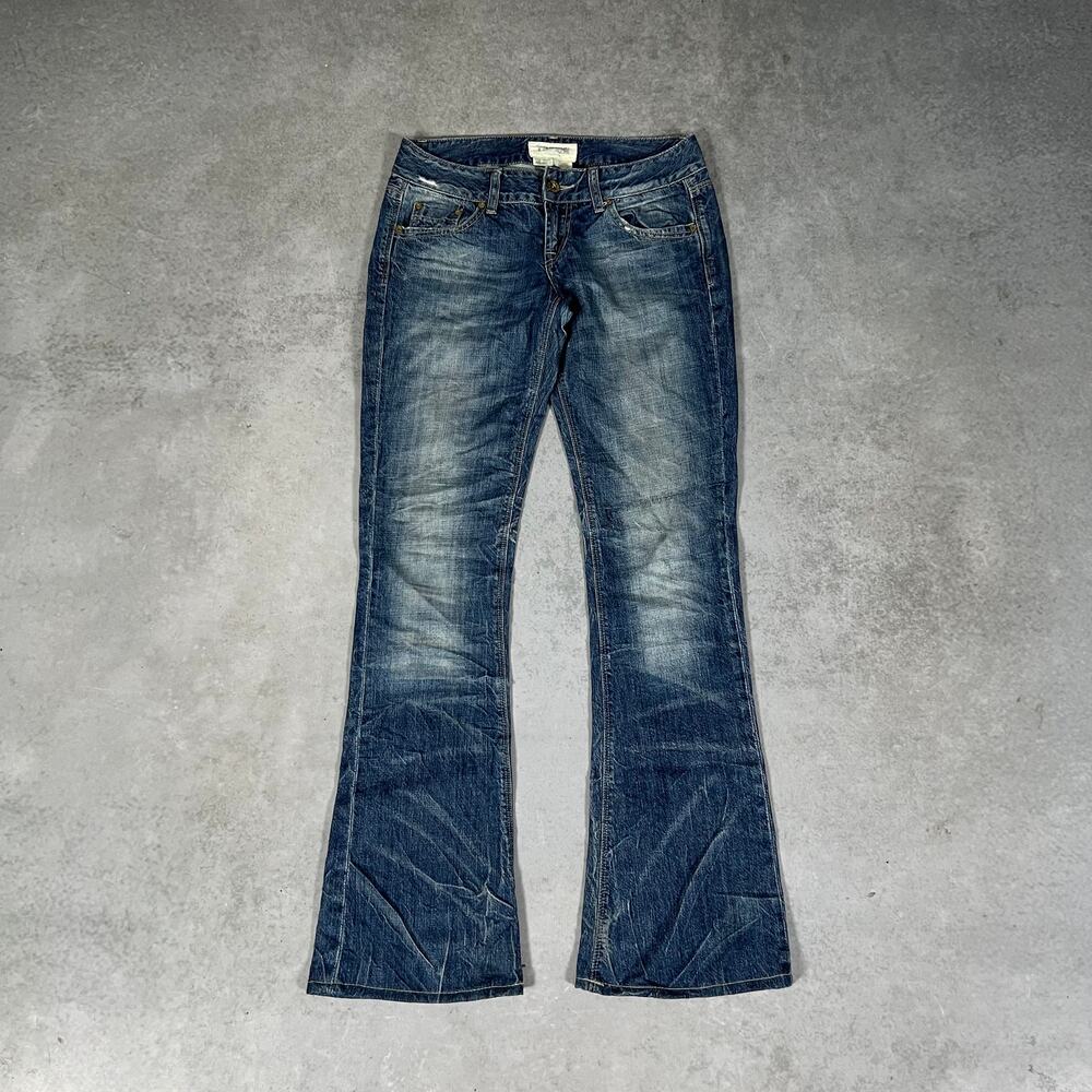 Vintage Bootcut Low Rise ZARA Size 8 Western Flare Women’s Jeans 100% Cotton